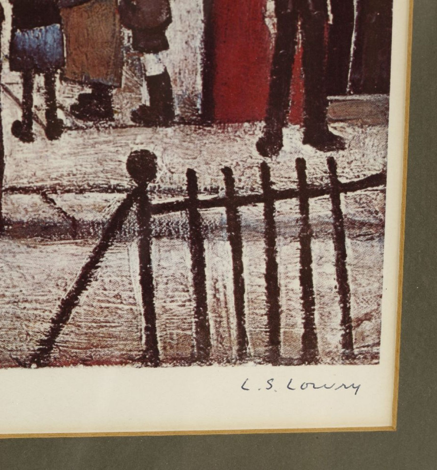 *Laurence Stephen Lowry RA (1887-1976)'THE FEVER VAN'Offset lithograph printed in colours, signed in - Image 4 of 4