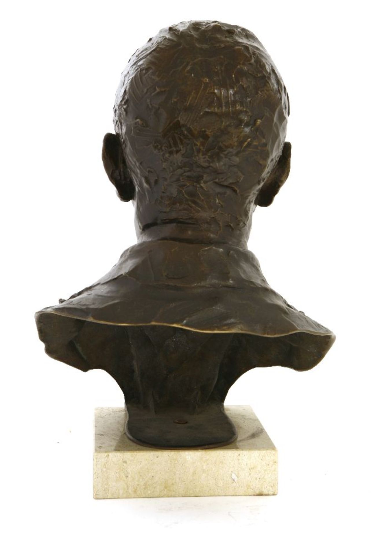 *Gustinus Ambrosi (Austrian, 1893-1975), a bronze bust of a gentleman, signed 'Ambrosi' to the - Image 4 of 4