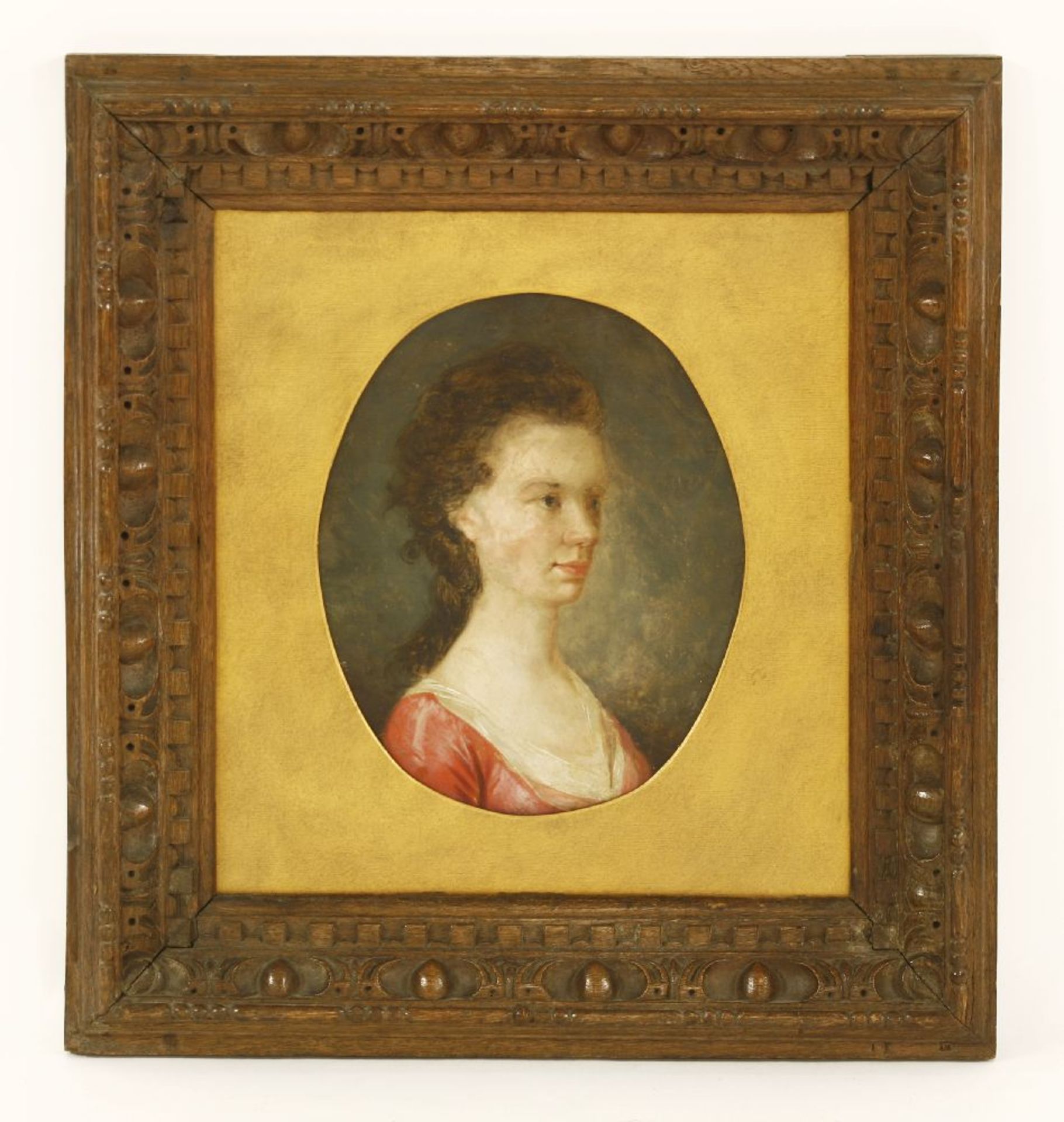 English School, 19th centuryPORTRAIT OF A LADY, BUST LENGTH, IN A PINK DRESS;PORTRAIT OF A BOY, BUST - Image 5 of 6