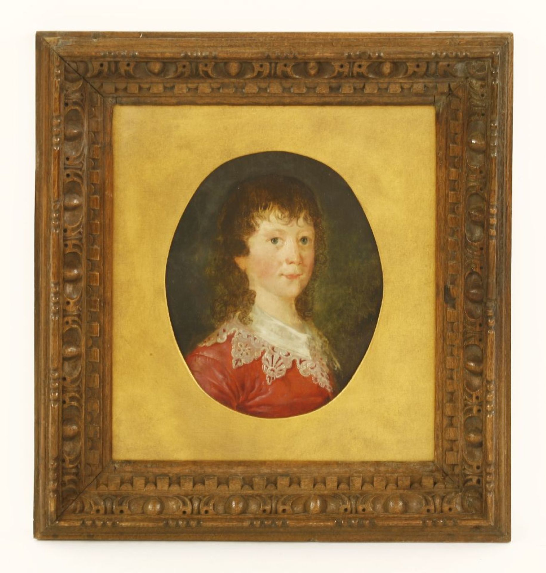 English School, 19th centuryPORTRAIT OF A LADY, BUST LENGTH, IN A PINK DRESS;PORTRAIT OF A BOY, BUST - Image 2 of 6