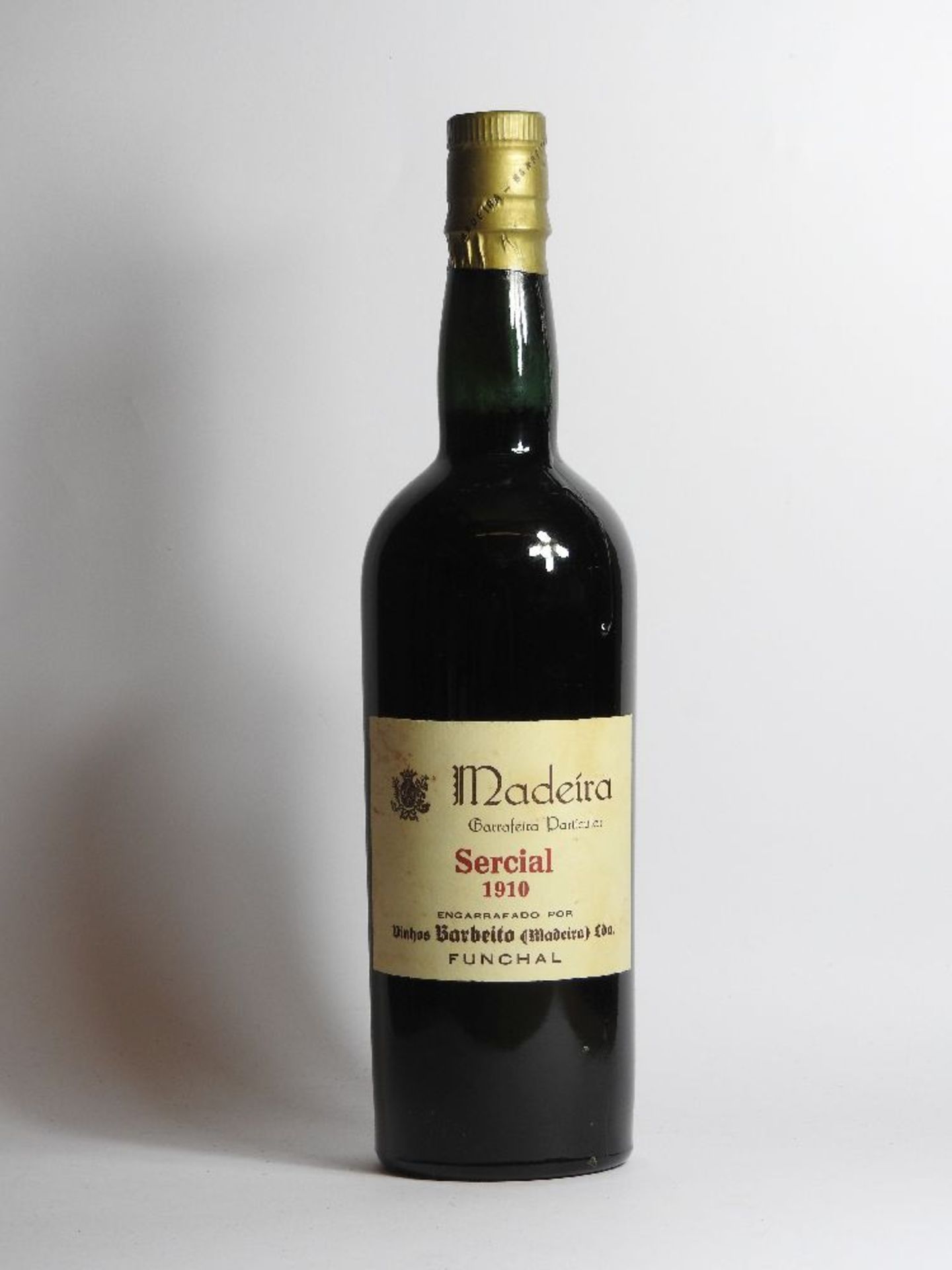 Barbeito Sercial, Madeira, 1910, one bottle