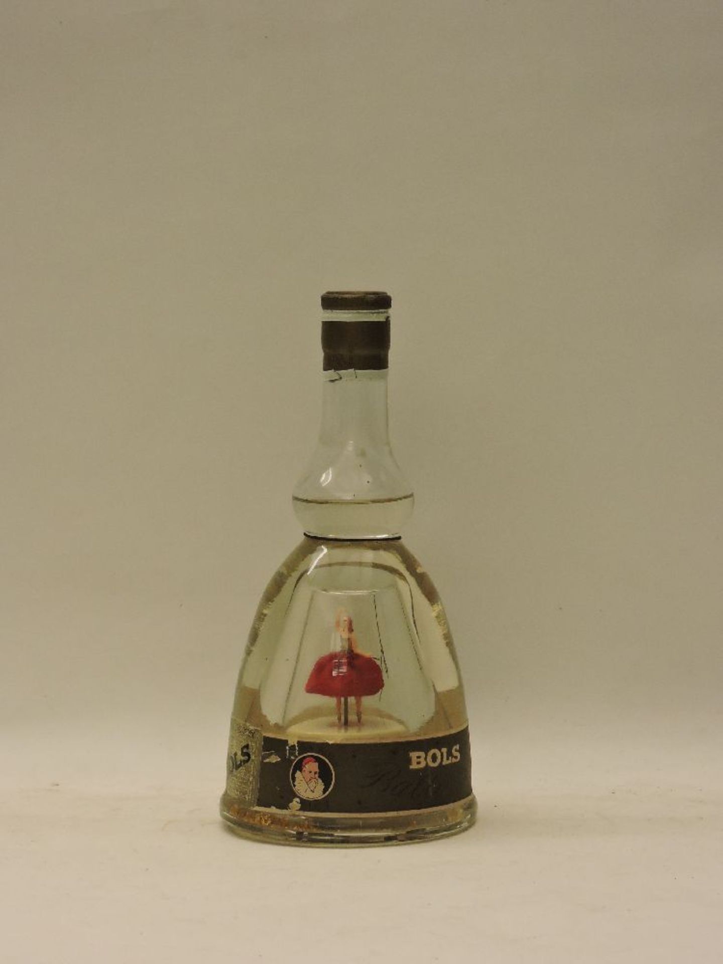 A Bols Ballerina musical bottle, containing Bols Gold Liqueur