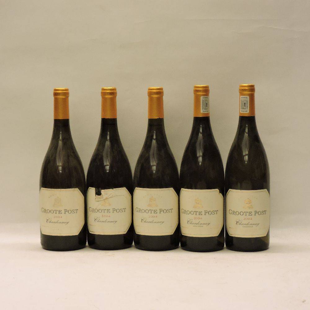 Assorted Groote Post to include: Chenin Blanc, 2008, five bottles; Chardonnay, 1999, four bottles; - Image 3 of 3