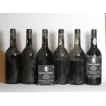 Quinta Quarles Harris, 1977, six bottles, missing labels, but vintage on capsule