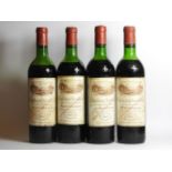 Château Soutard, Saint-Émilion Grand Cru Classé, 1970, four bottles