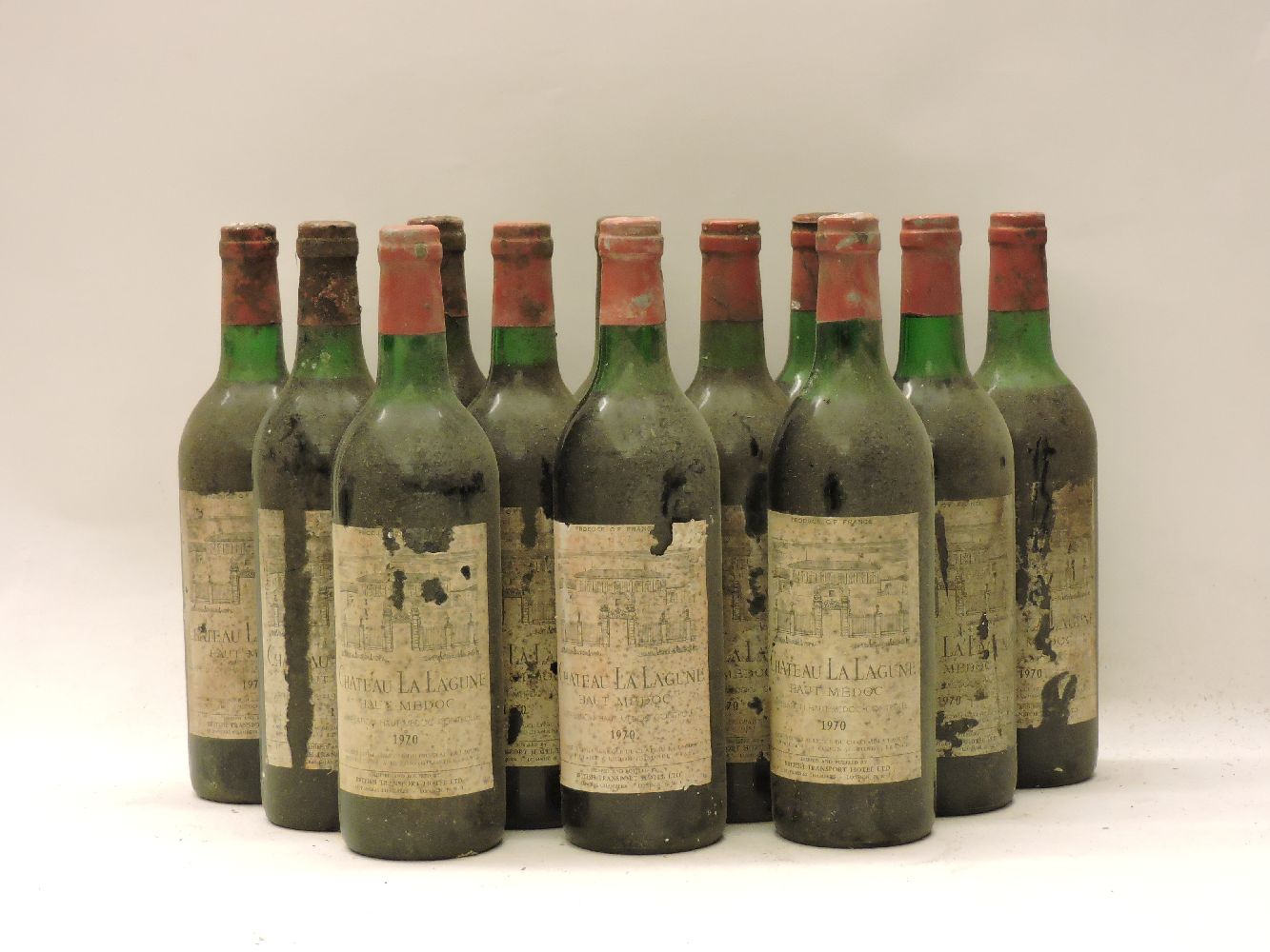 Château La Lagune, Haut-Médoc 3rd growth, 1970, twelve bottles (damaged labels)