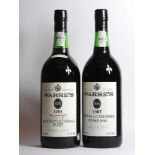 Warre's, 1984, one bottle and Warre's, Quinta da Cavadinha, 1987, one bottle, two bottles in total