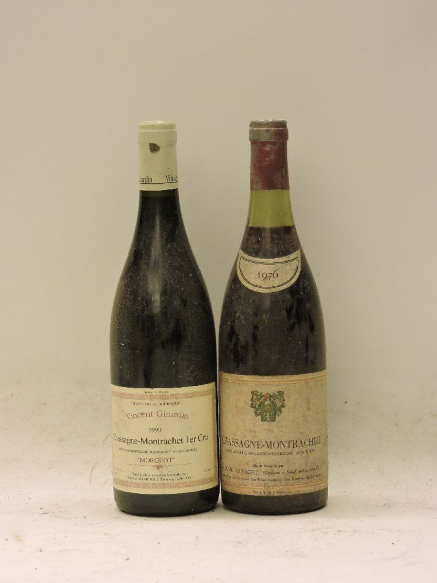 Assorted Chassagne-Montrachet to include one bottle each: Raoul Clerget, 1976; 1ere Cru Morgeot,