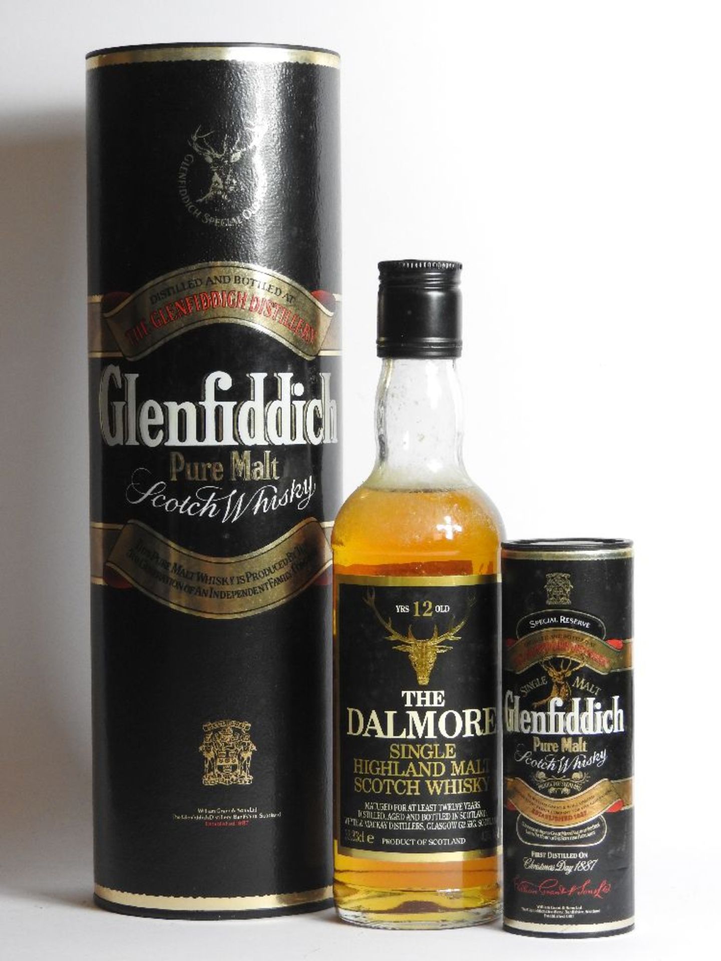 Assorted Whisky to include: The Dalmore Single Malt, 12 Year Old, one 33.33 cl. bottle;