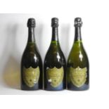 Moët & Chandon, Cuvée Dom Pérignon, 1982, three bottles