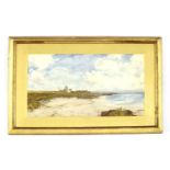 Hubert Coutts (1851-1921)A COASTAL VILLAGE Signed l.l., indistinctly inscribed verso,