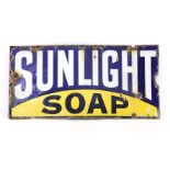 A Sunlight soap enamel sign