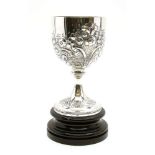 A London silver cup '1926 Christie Northern Dart, Division Cup', on stand, 1809