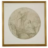 Follower of Benjamin West CLASSICAL STUDYPen and ink and washes36 x 36cmProvenance: The Collection