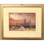 John Haley (1888-1954)WESTMINSTER BRIDGESigned l.r., watercolour36 x 52cmProvenance: The