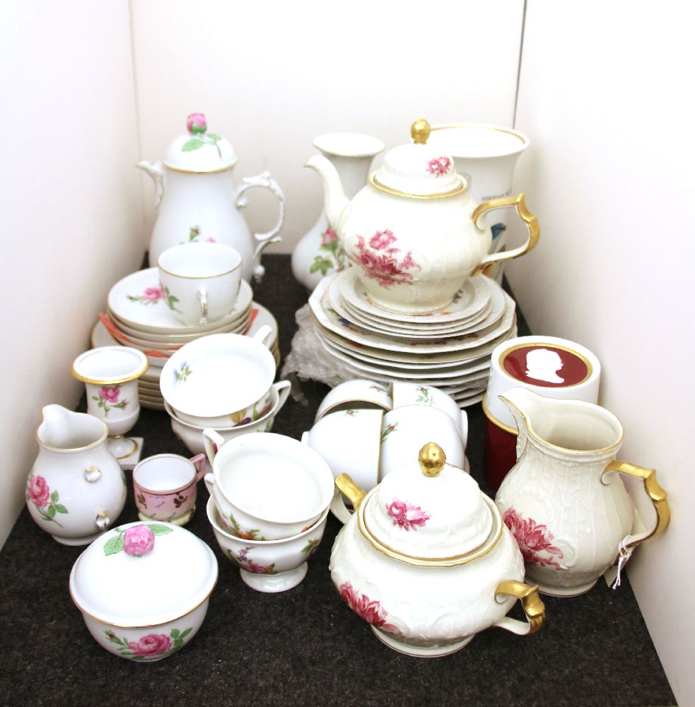 A Rosenthal `Sanssouci' part tea set, together with a Furstenberg floral tea set, a Rosenthal ` - Image 2 of 2