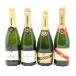 A quantity of N/V Champagne and other wines, to include Lanson, Moet etc