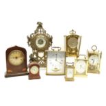 A collection of clocks,
