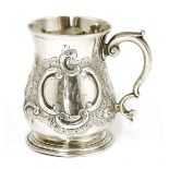 A George III silver tankard