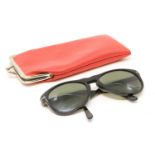 A pair of vintage Persol Meflecto folding sunglasses
