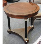 A French Empire style mahogany table