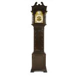 An Edwardian mahogany eight-day longcase clock