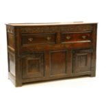 An oak chest