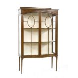 An Edwardian display cabinet