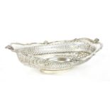 An Edwardian silver fruit/ bread basket