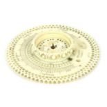 A Dolland of London ivory compass