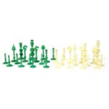 Vizagapatam ivory chess set