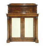 A Regency rosewood chiffonier