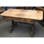 A William IV rosewood sofa table