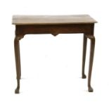 A George III country made oak side table