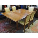 An Italian Villa Borghese cherry wood dining suite