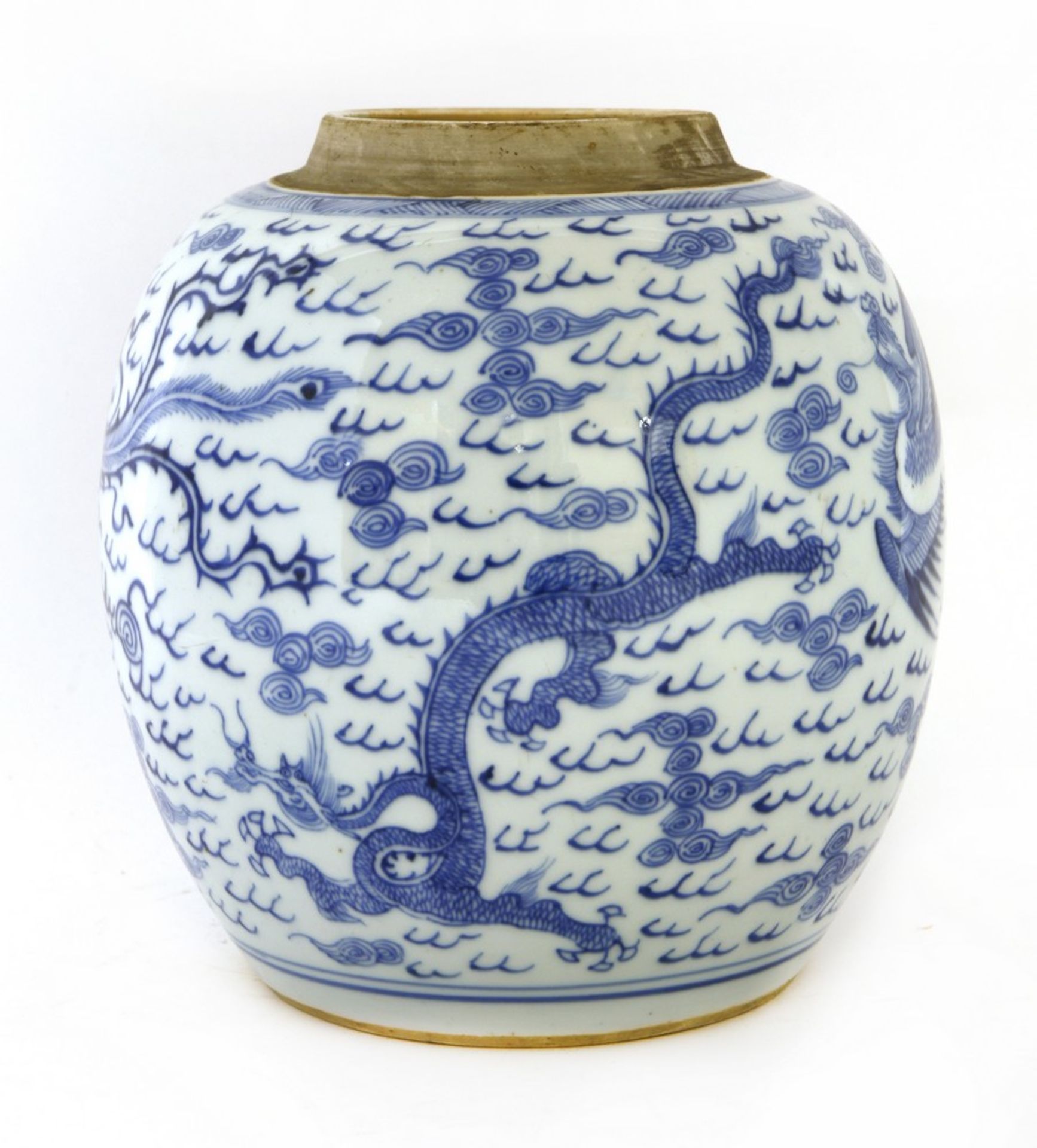 A Chinese blue and white ginger jar - Image 3 of 3