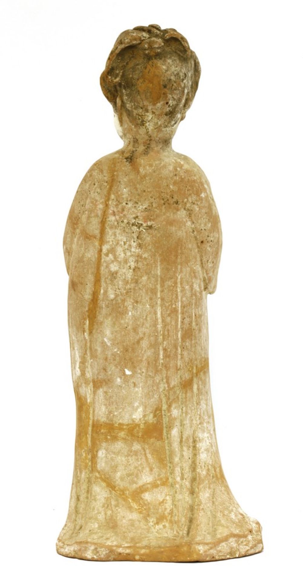 A large Chinese pottery figure - Image 2 of 2