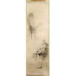 Two Japanese hanging scrolls