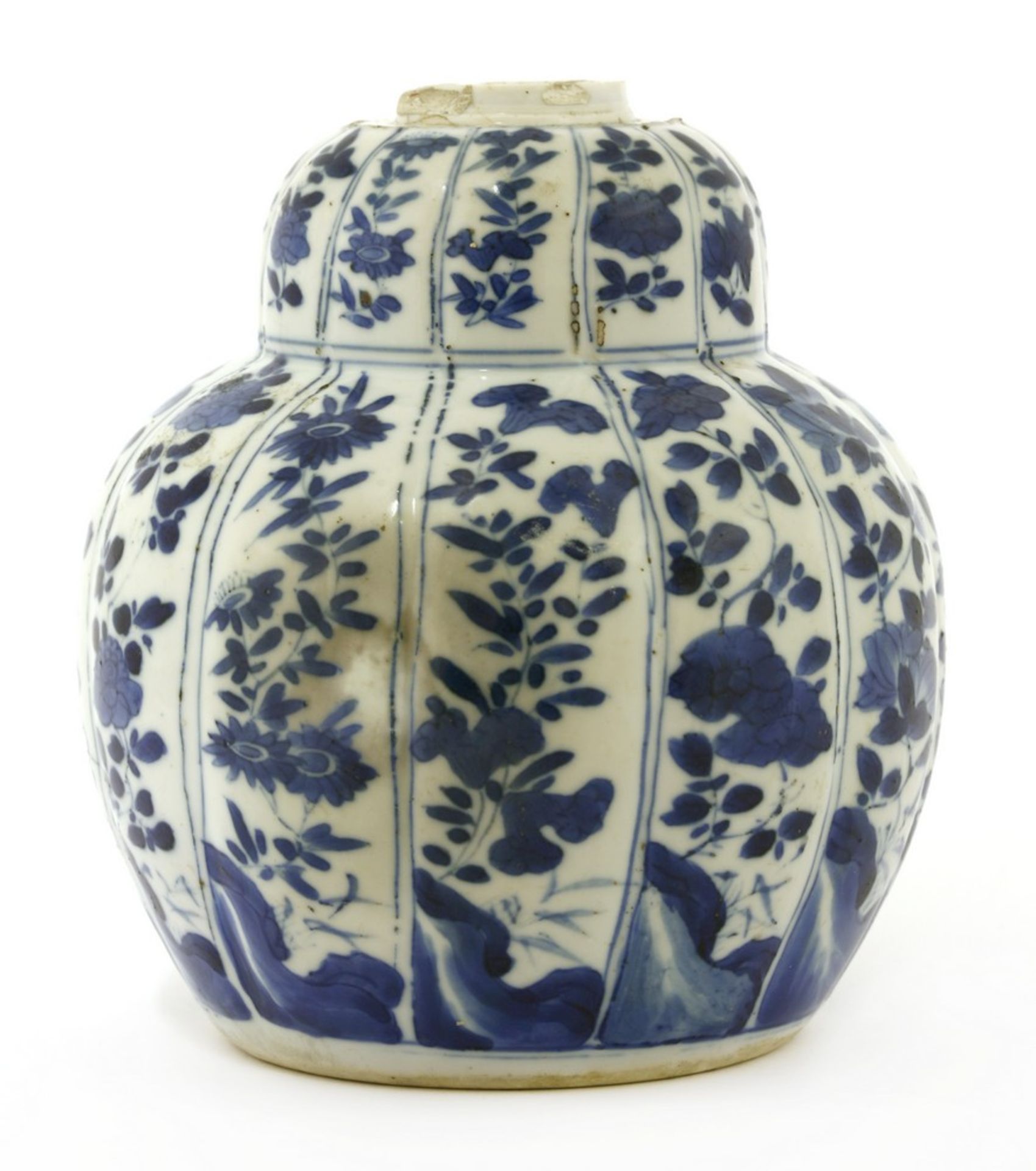 A Chinese blue and white double gourd vase - Image 2 of 2