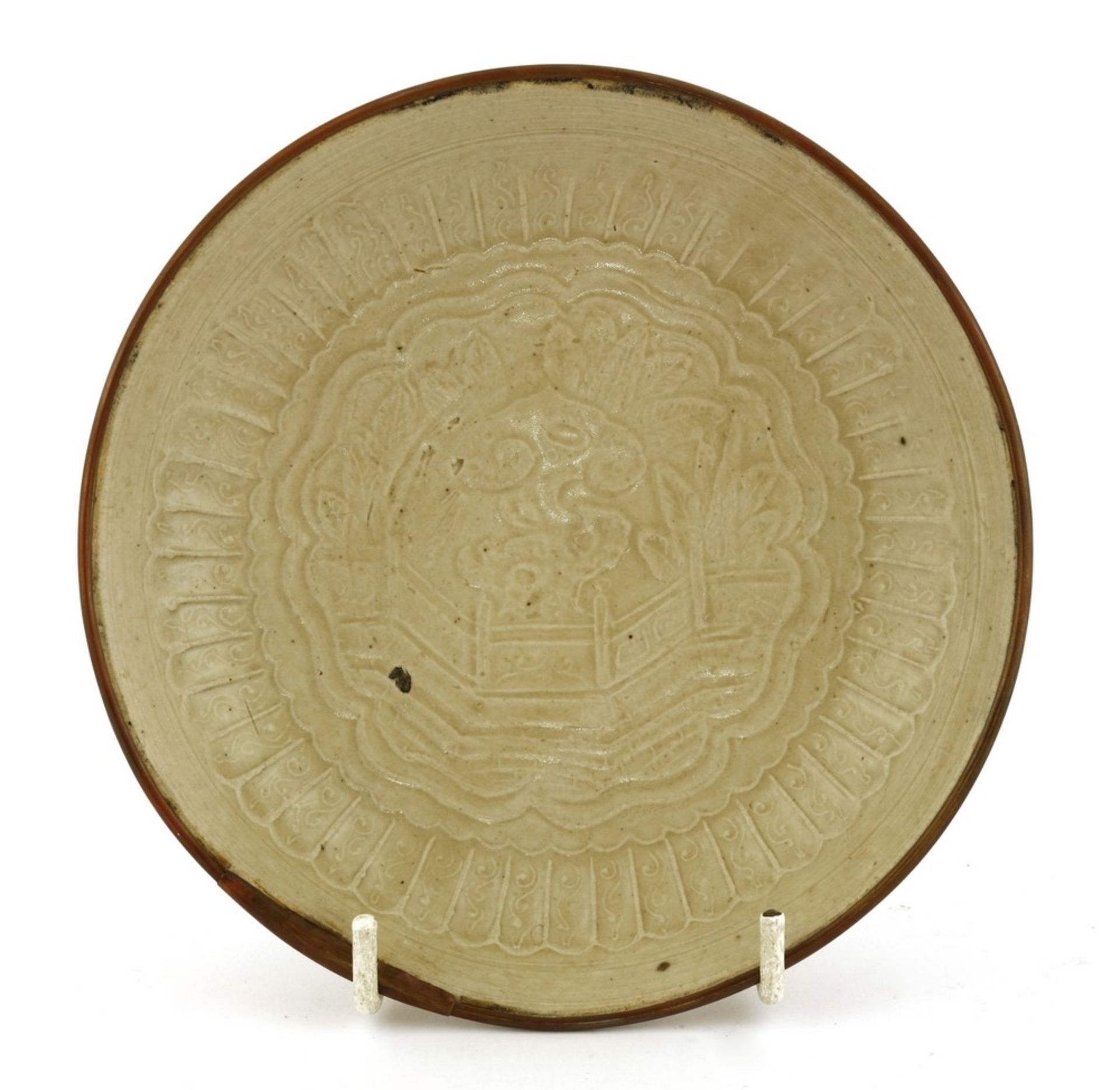 A Chinese Ding ware dish