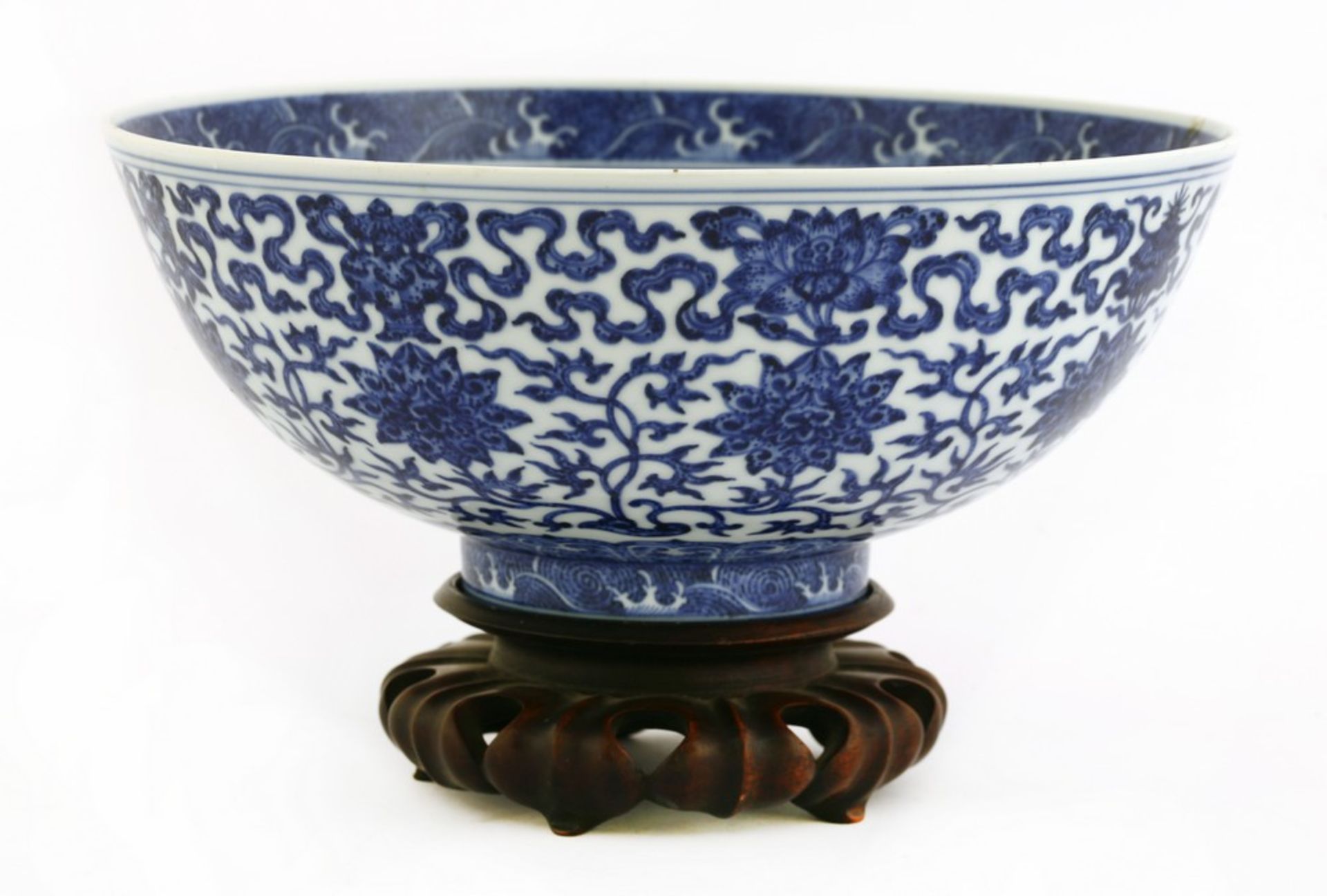 A Chinese blue and white bowl