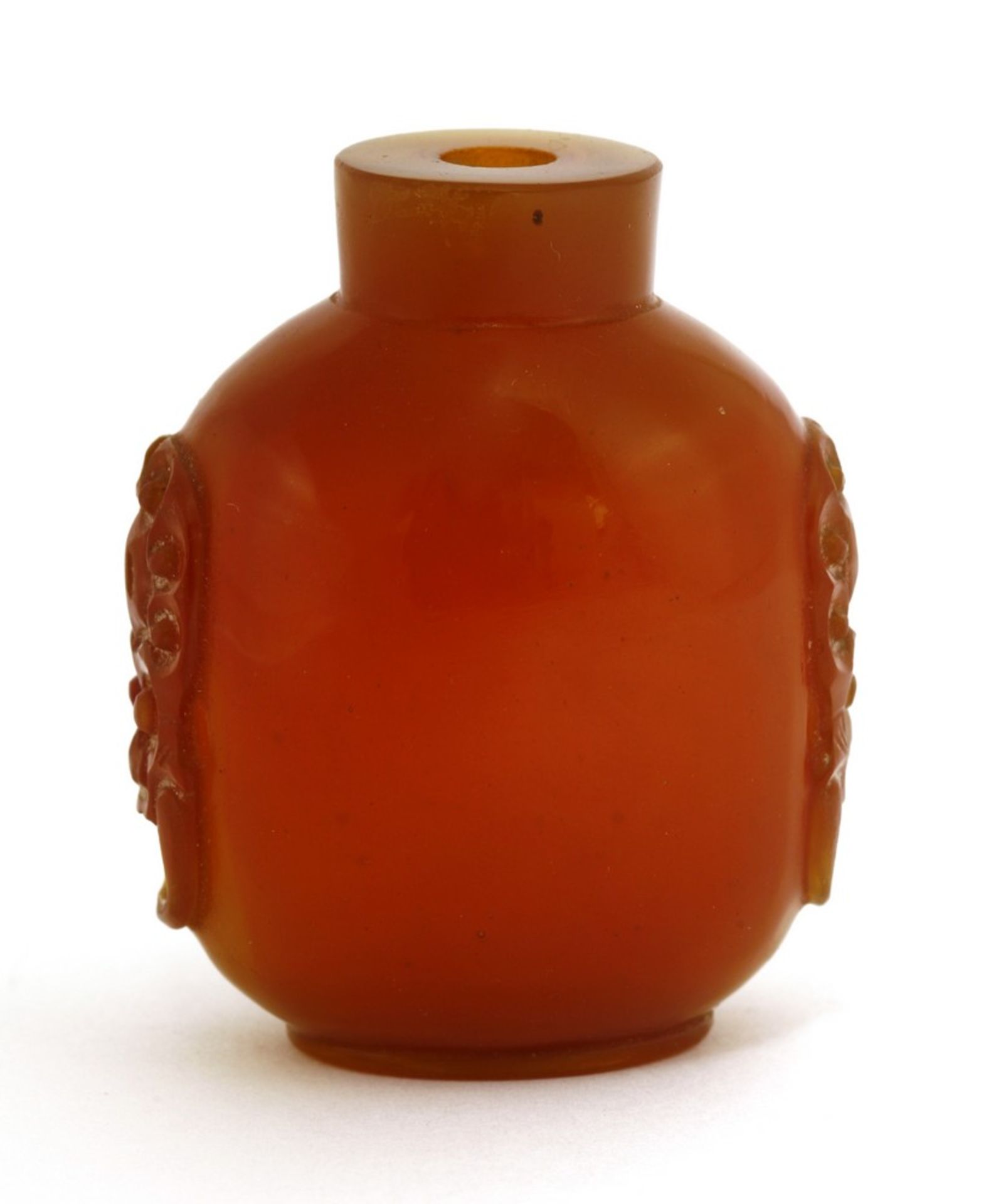 A Chinese Peking glass snuff bottle