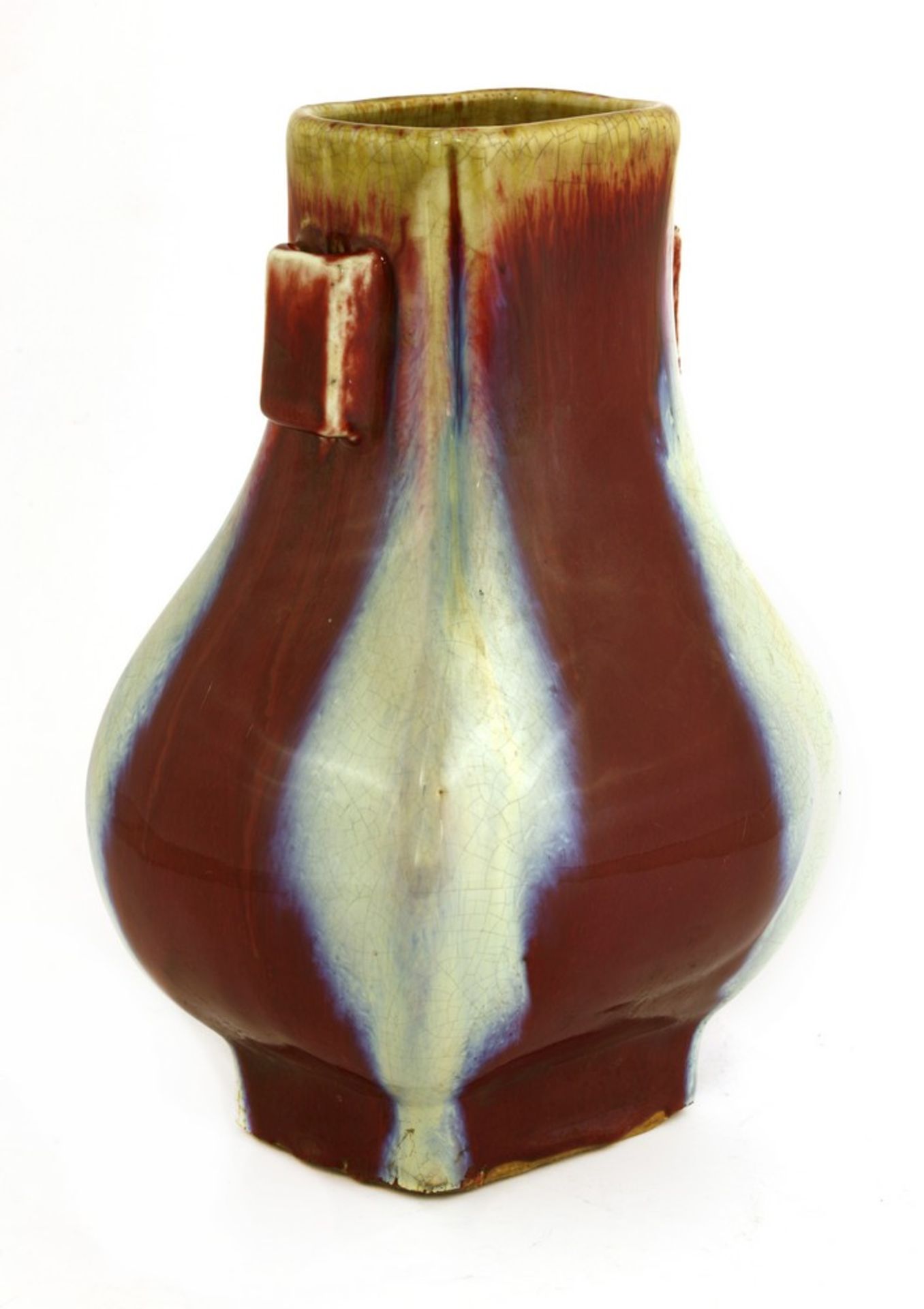 A Chinese flambé glazed vase - Image 2 of 2