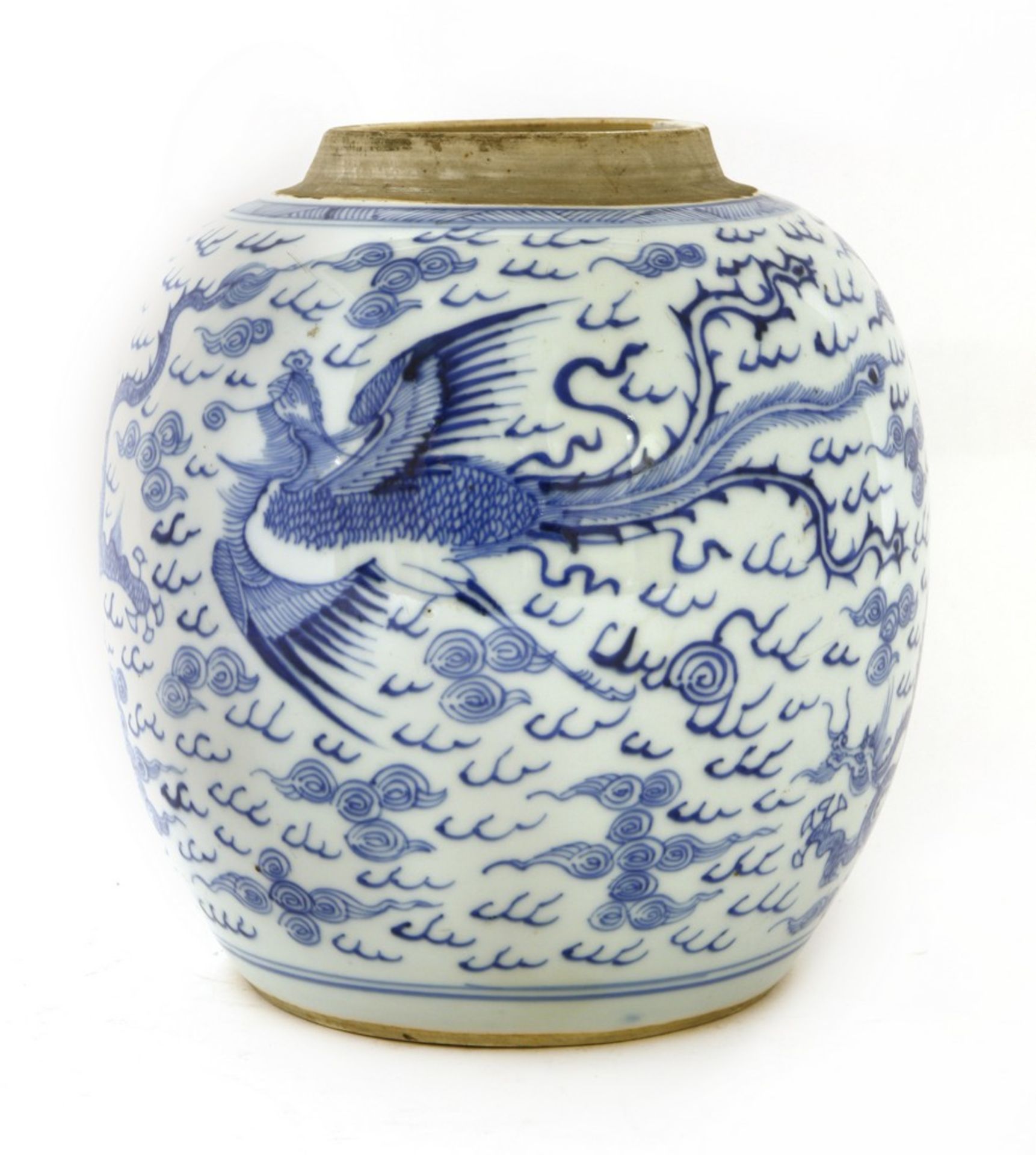 A Chinese blue and white ginger jar - Image 2 of 3