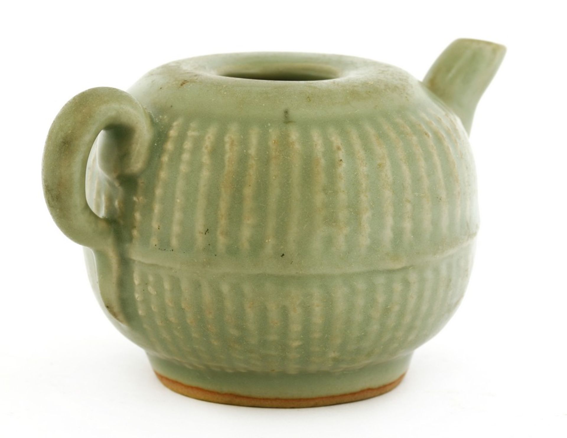 A Chinese Longquan celadon teapot - Image 2 of 2