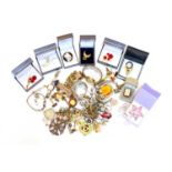 A box of costume jewellery