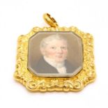 A 19th Century portrait miniature of a gentleman