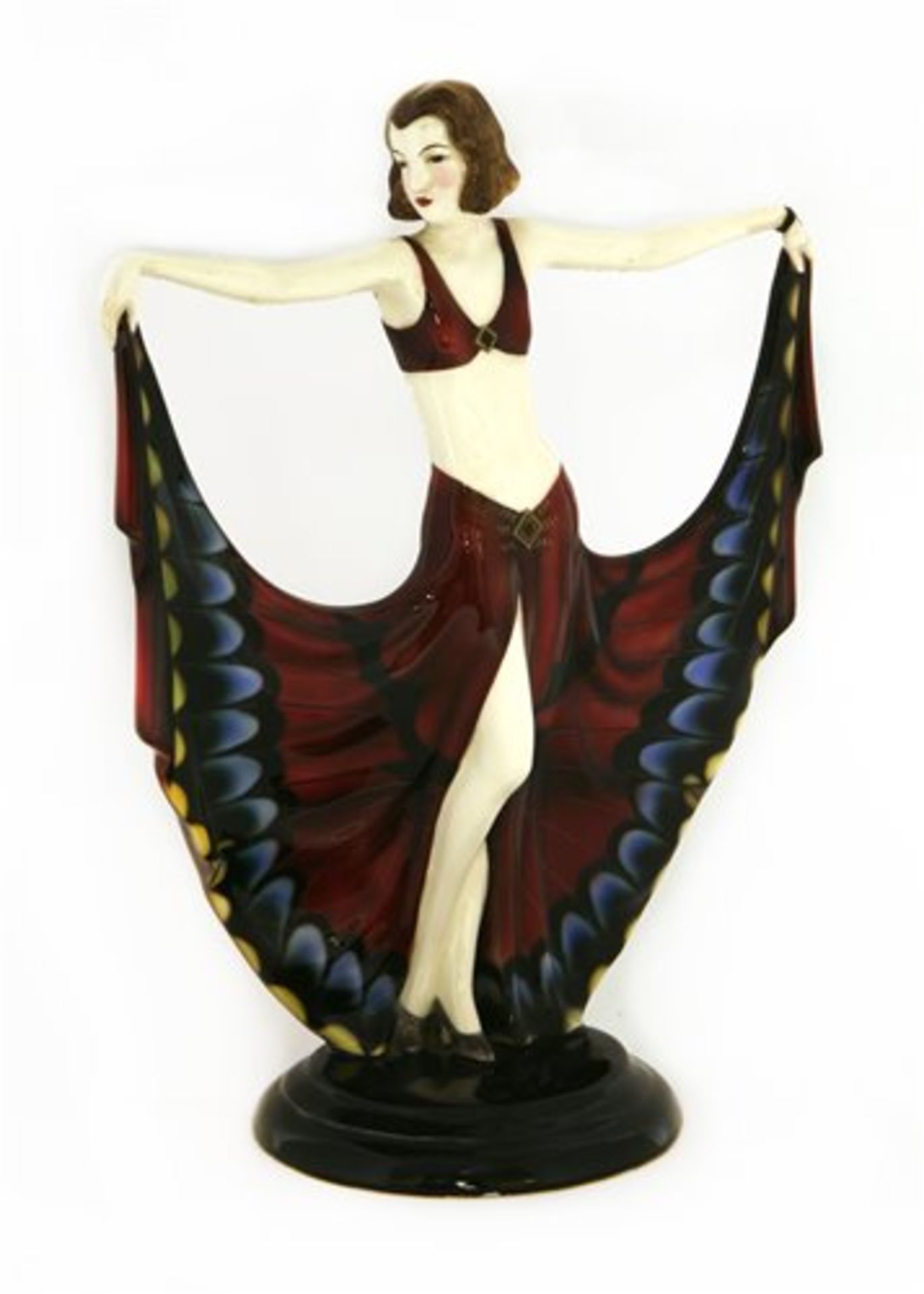 A Goldscheider figure of a dancer,