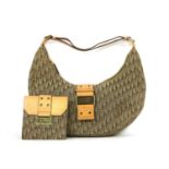 A Christian Dior monogram canvas shoulder tote handbag,