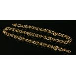 A gold and diamond set necklace by Georg Jensen,